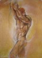 32 - Soul of a Hero (Chekirov-Kopie) Pastell, 30 x 40 cm